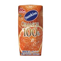 100%オレンジジュース200ml 紙パック